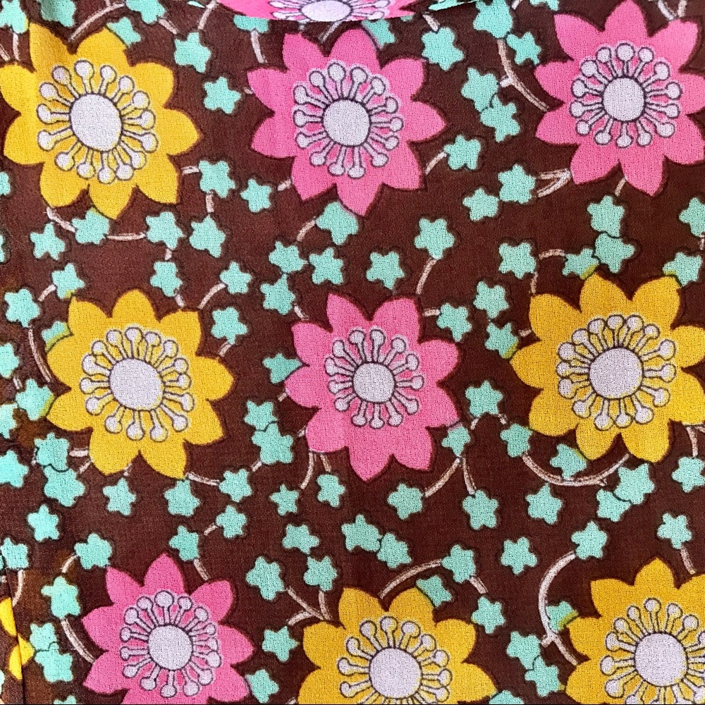 🌸Vintage ‘50s Cherry Blossoms Dress XS/S🌸 - Picture 5 of 8